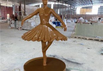 演員雕塑，跳舞人物小品，玻璃鋼跳舞演員雕塑廠家