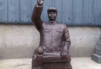 雷鋒胸像雕塑廠家，革命人物雕塑，玻璃鋼半身像雕塑制作