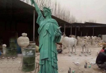 女神雕塑廠家，西方人物雕塑小品，廣場玻璃鋼雕塑擺件
