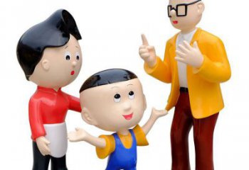 大頭兒子雕塑廠家，卡通熊出沒雕塑，影視劇動漫主題