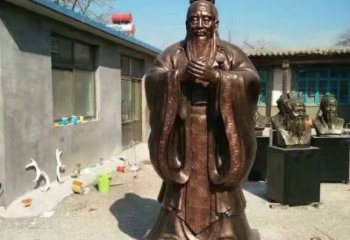 孔子雕塑廠家，古代人物小品，校園孔子雕塑制作
