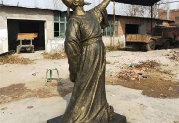 李白雕塑廠家，古代詩(shī)人雕塑，仿銅李白人物雕塑