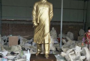 陶行知雕塑廠家，近代名人雕塑，仿銅陶行知雕塑制作