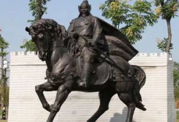 岳飛雕塑廠家，民族英雄人物雕塑，廣場(chǎng)紀(jì)念主題人物雕塑
