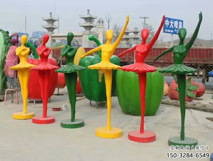 芭蕾雕塑廠家，舞蹈演員擺件，公園廣場音樂人小品
