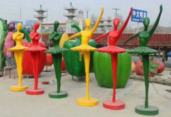 芭蕾雕塑廠家，舞蹈演員擺件，公園廣場音樂人小品