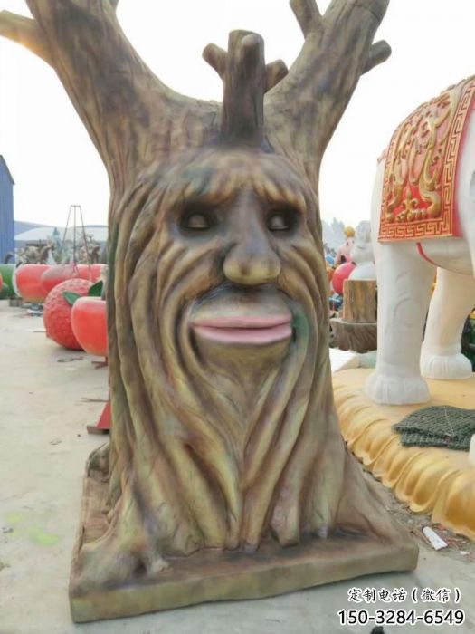 樹(shù)怪雕塑廠家，卡通景觀小品，廣場(chǎng)園林樹(shù)怪雕塑小品