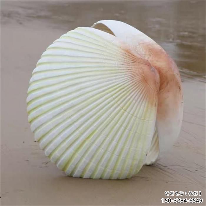 貝殼雕塑廠家，廣場(chǎng)海洋生物擺件，創(chuàng)意貝殼雕塑小品