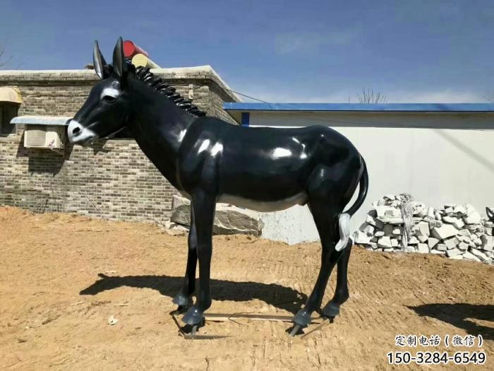小驢雕塑廠家，大型動物擺件，風(fēng)景區(qū)動物小品