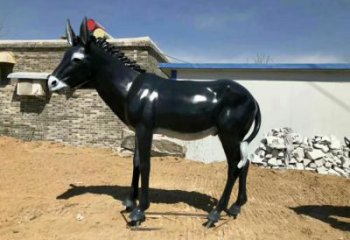 小驢雕塑廠家，大型動物擺件，風(fēng)景區(qū)動物小品