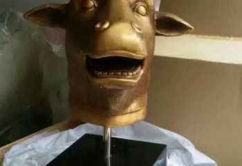 獸頭雕塑廠家，十二生肖雕塑擺件，玻璃鋼動物小品