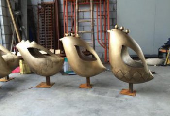 飛鳥雕塑廠家，鏤空抽象工藝，玻璃鋼飛鳥雕塑生產(chǎn)商