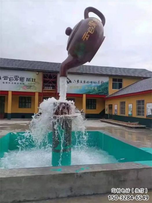 天壺雕塑廠家，公園景觀雕塑，玻璃鋼天壺雕塑廠
