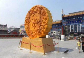 廣場月餅雕塑