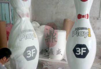 仿古保齡球雕塑 商場(chǎng)保齡球雕塑