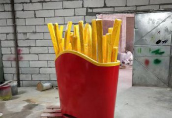 薯條雕塑 商業(yè)街薯條雕塑 宣傳主題擺件