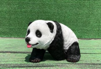 廣場(chǎng)熊貓雕塑廠家 公園仿真雕塑 抽象擺件