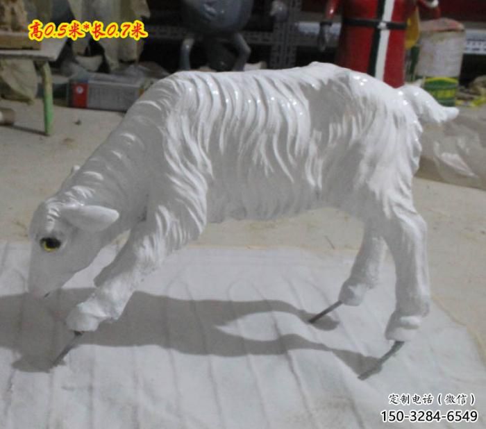 仿真山羊雕塑廠家 創(chuàng)意動物雕塑 仿真擺件