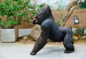園林黑猩猩雕塑 風景區(qū)仿真雕塑 廣場小品