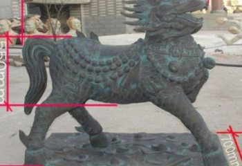 風景區(qū)獨角獸雕塑 售樓處廣場雕塑 仿古擺件