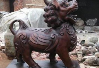 酒店獨(dú)角獸雕塑 庭院仿真雕塑 彩繪小品