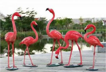 庭院火鳥雕塑 城市古銅色雕塑 動物小品