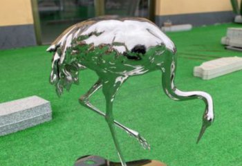 風景區(qū)丹頂鶴雕塑 售樓處廣場雕塑 仿古擺件