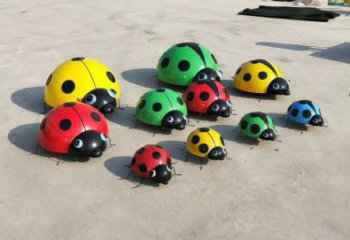 商場(chǎng)瓢蟲雕塑 仿真昆蟲動(dòng)物雕塑 店門口小品