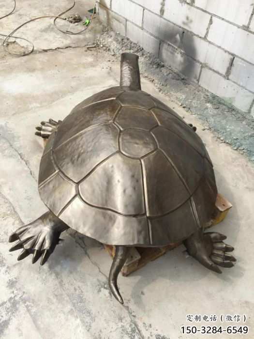 古銅色烏龜?shù)袼?大型城市雕塑 商業(yè)街?jǐn)[件