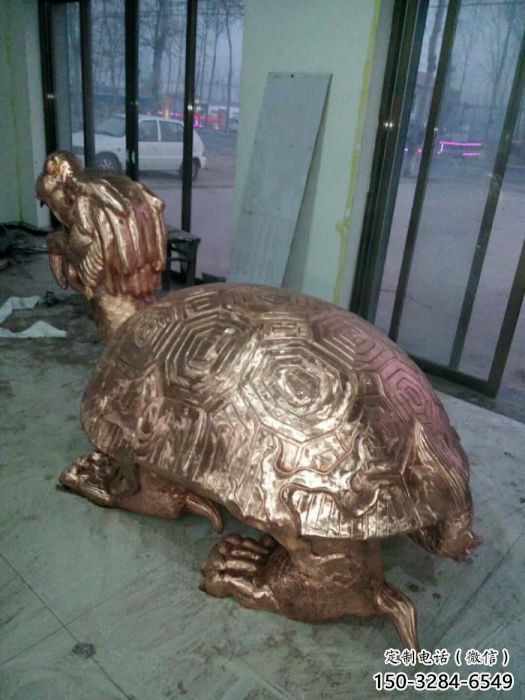 園林烏龜?shù)袼?城市廣場雕塑 步行街擺件