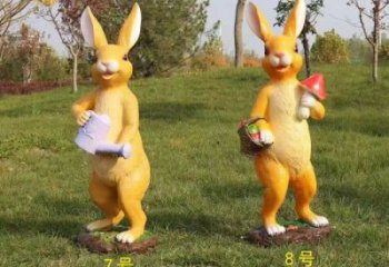 風景區(qū)兔子雕塑 售樓處廣場雕塑 仿古擺件