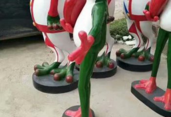 大型青蛙雕塑 門(mén)口創(chuàng)意雕塑 售樓處小品