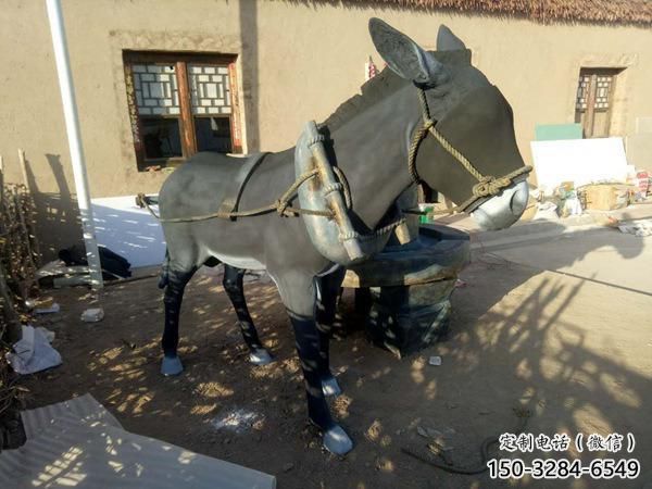 創(chuàng)意毛驢雕塑 步行街店門口雕塑 影視劇小品 創(chuàng)意毛驢雕塑 步行街店門口雕塑 影視劇小品