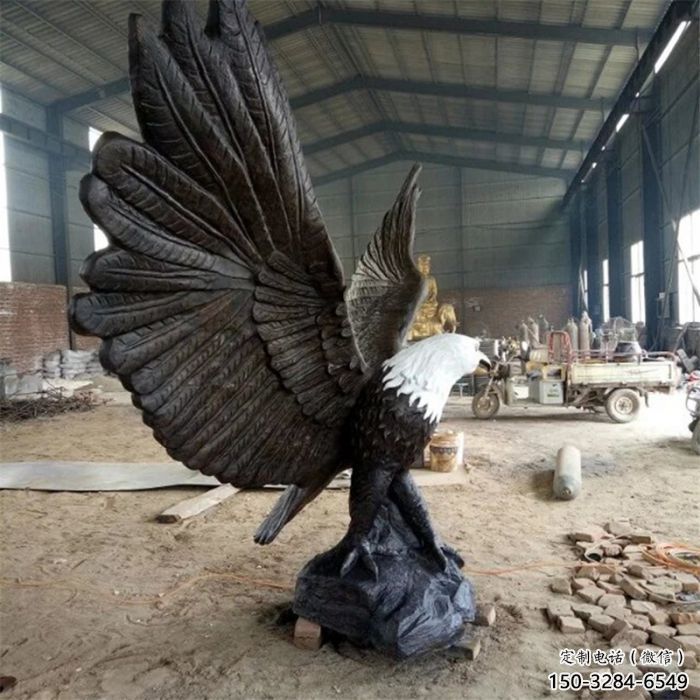仿真老鷹雕塑 店門(mén)口園林雕塑 動(dòng)物小品