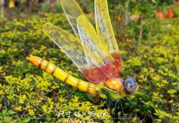 園林蜻蜓雕塑 城市廣場雕塑 步行街?jǐn)[件