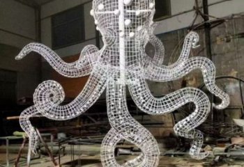 城市章魚(yú)雕塑 風(fēng)景區(qū)彩繪雕塑 抽象擺件