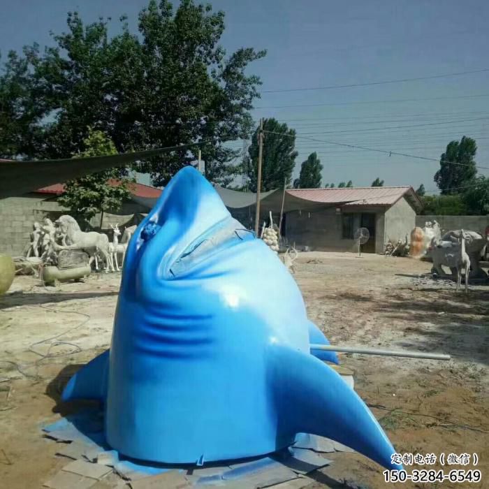 園林魚頭雕塑 風景區(qū)仿真雕塑 廣場小品