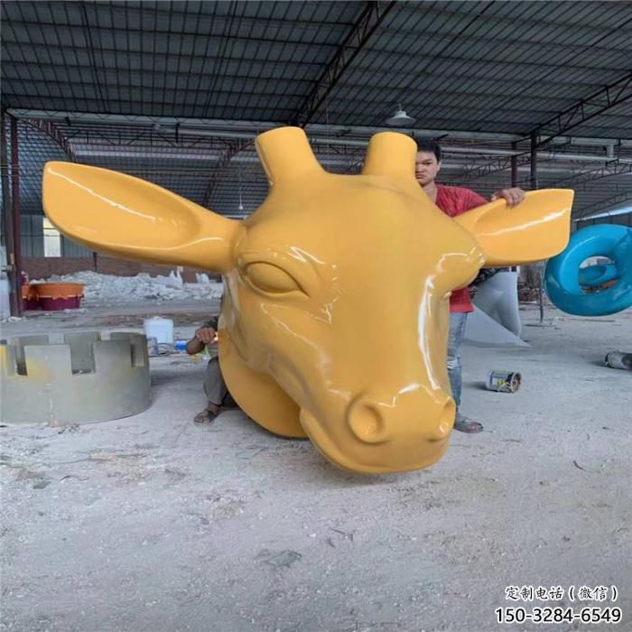 牛頭雕塑 大型城市雕塑 商業(yè)街?jǐn)[件