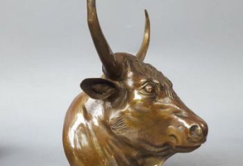 風(fēng)景區(qū)牛頭雕塑 售樓處廣場(chǎng)雕塑 仿古擺件