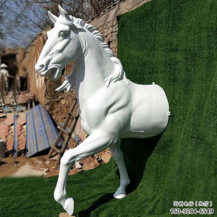 廣場馬頭雕塑 公園仿真雕塑 抽象擺件