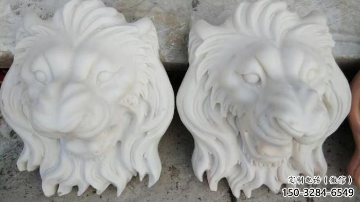 園林獅子頭雕塑 城市廣場(chǎng)雕塑 步行街?jǐn)[件