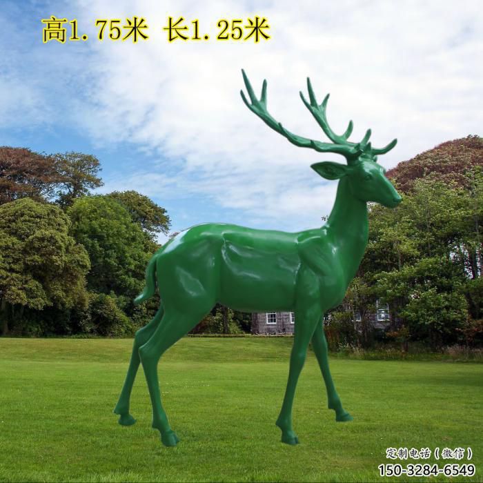古銅色小鹿雕塑 大型城市雕塑 商業(yè)街擺件 古銅色小鹿雕塑 大型城市雕塑 商業(yè)街擺件
