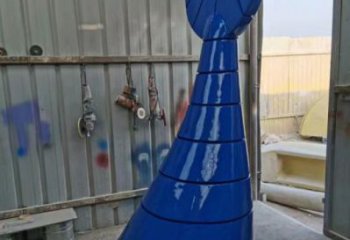 廣場魚尾雕塑 商業(yè)街廣場雕塑 古銅色擺件