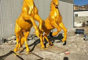 園林金馬雕塑 城市廣場雕塑 步行街?jǐn)[件