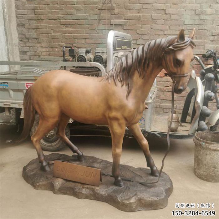 廣場馬踏球雕塑 公園仿真雕塑 抽象擺件