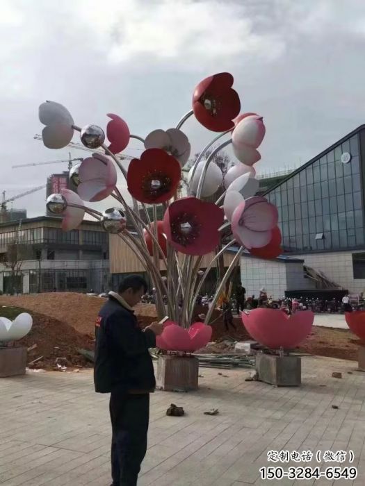 園林花朵雕塑 風(fēng)景區(qū)仿真雕塑 廣場(chǎng)小品