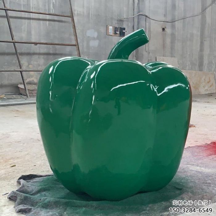 創(chuàng)意青椒雕塑 步行街店門(mén)口雕塑 蔬菜小品