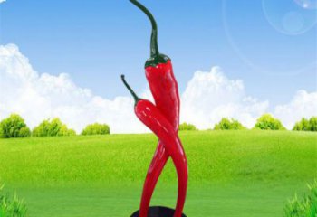 大型辣椒雕塑 商業(yè)街廣場(chǎng)雕塑 蔬菜擺件