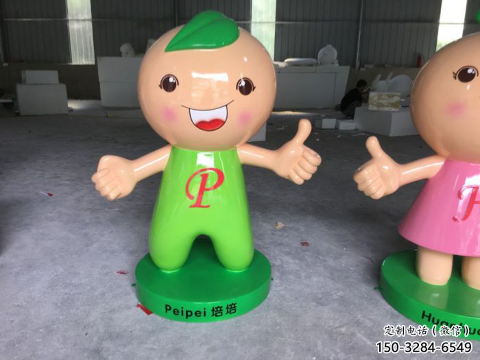 大型娃娃雕塑 商業(yè)街廣場雕塑 彩繪擺件