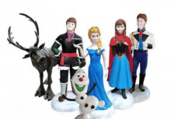 園林冰雪奇緣雕塑 風景區(qū)卡通雕塑 廣場小品